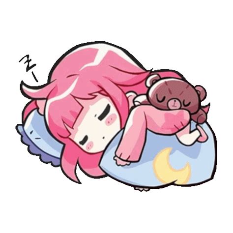 'Sleeping Rica Chibi' Sticker by Wannabe Art | Summoners war art, Summoners war, Chibi