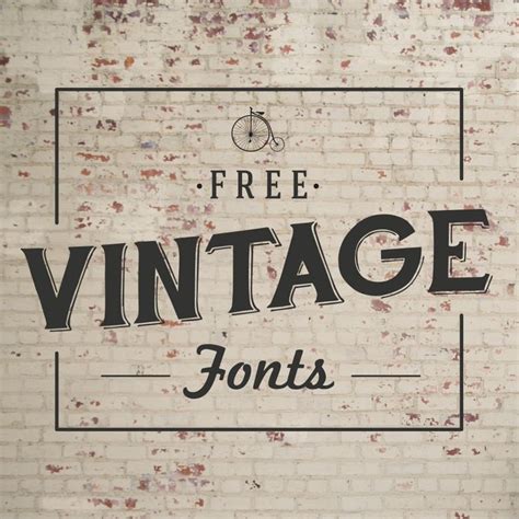 Font Must-Haves Free Vintage Fonts | Jillianastasia | Vintage fonts, Vintage typography ...