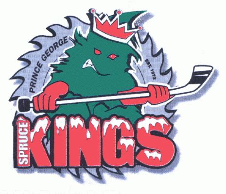 Prince George Spruce Kings hockey logo from 2000-01 at Hockeydb.com