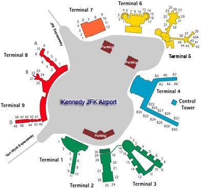 New York Map Jfk Airport