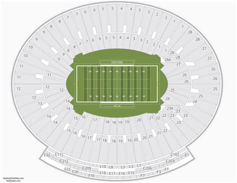 Rose Bowl Stadium Seating Chart | Seating Charts & Tickets