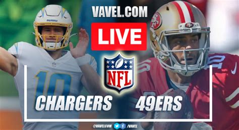 Summary and scores of Los Angeles Chargers 16-22 San Francisco 49ers in ...