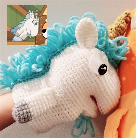 Unicorn Horse Hand Puppet - Etsy