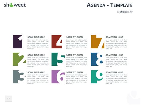 Table of Content Templates for PowerPoint and Keynote - Showeet | Table of contents design ...