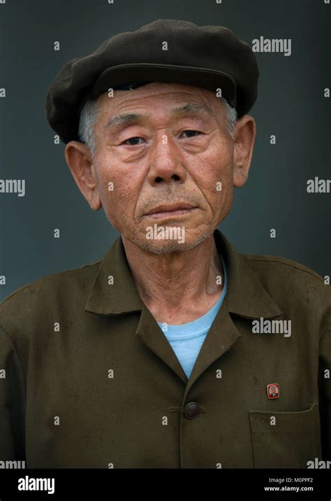 Portrait of North Korean farming hero, South Hamgyong Province, Hamhung, North Korea Stock Photo ...