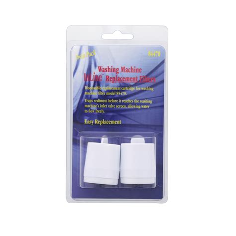 84470 Washing Machine Replacement Inline Water Filter (2 Pack ...