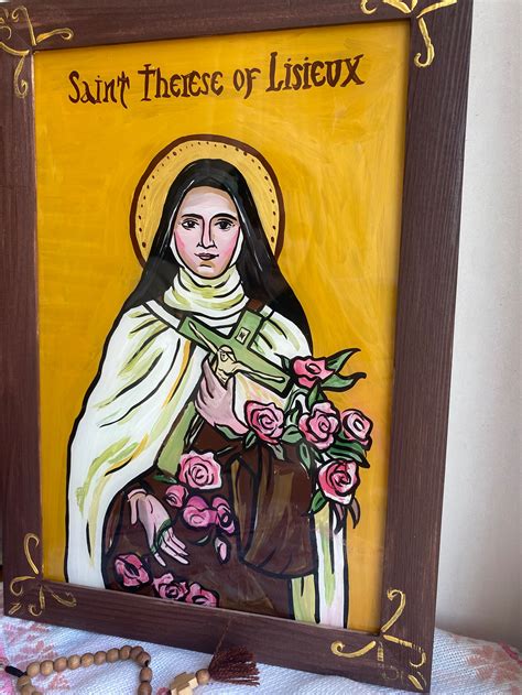 Saint Therese of Lisieux Icon Saint Teresa the Little - Etsy