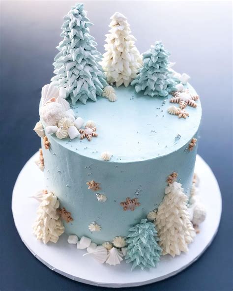 OhCakes - Winnie on Instagram: “Winter wonderland cake: I wish you have all had a great Chr ...