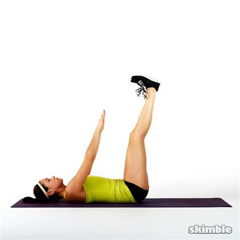 Vertical Leg Crunches - Exercise How-to - Workout Trainer by Skimble