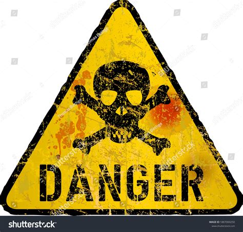 Danger Skull Sign Royalty-Free Images, Stock Photos & Pictures ...