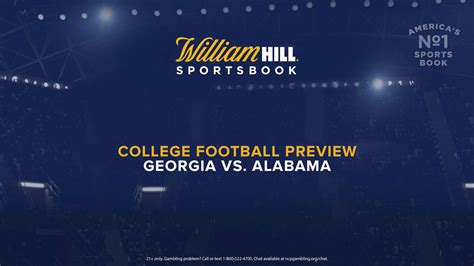 College Football Preview: Georgia vs. Alabama - William Hill US - The ...