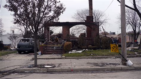 Fire-Ruined Homes in Belle Harbor – Beach 129th Street – Hurricane Sandy Aftermath – Fading Ad Blog