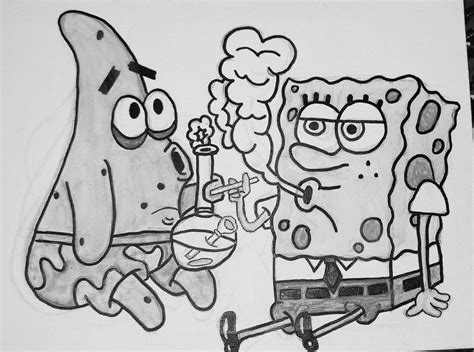 HIGH SPONGEBOB AND PATRICK DRAWING by BM99ART on DeviantArt