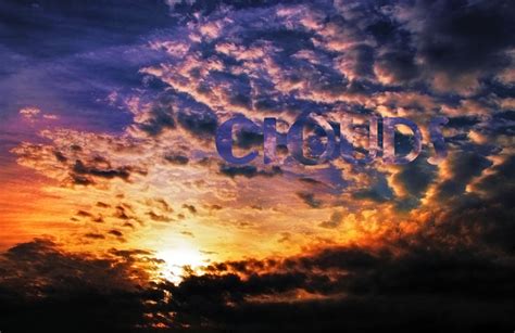 Clouds- Text as an Image Exercise on Behance