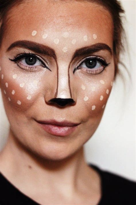 25 Lovely Deer Halloween Makeup Ideas For You - Instaloverz