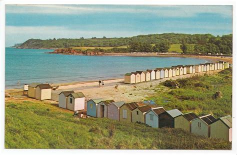 Broadsands Beach Huts Paignton Devon Postcard 1591 on eBid United ...