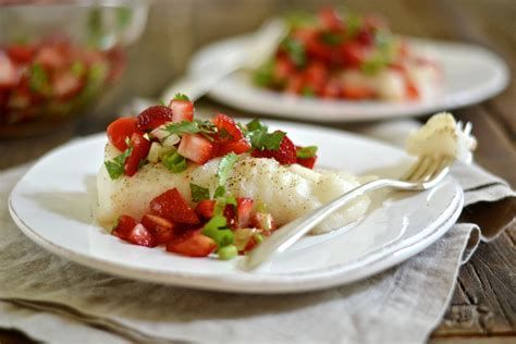 Broiled Fish with Fruit Salsa