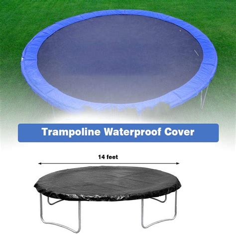 for Outdoor Round Trampolines Waterproof Cover 14ft Round Trampoline ...