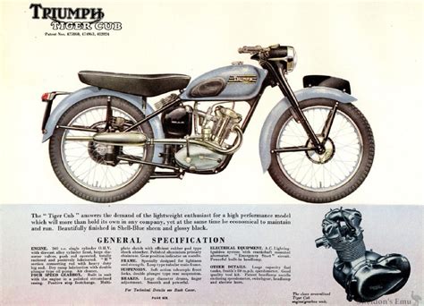 Triumph Tiger Cub 1954-1968