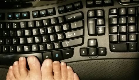Feet On The Keyboard Free Stock Photo - Public Domain Pictures
