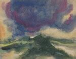 Landschaft unter einer grossen, blauen Wolke (Landscape under a Big Blue Cloud) | Modern ...