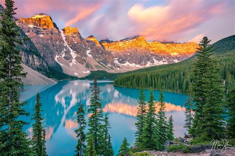 Moraine Lake Sunrise Brilliance | Moraine Lake, Banff National Park, Alberta, Canada | Mickey ...