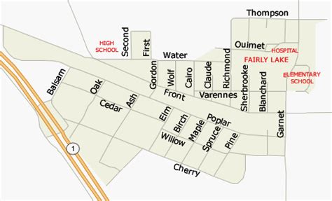 Locations & Maps – Town of Wolseley