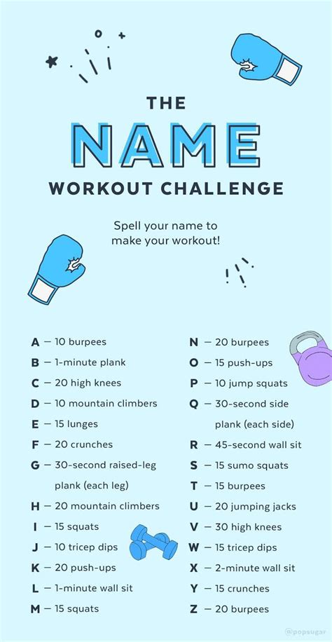 Play the Name Game and Get a Personalized Workout Just For You | EveryBiteFitness