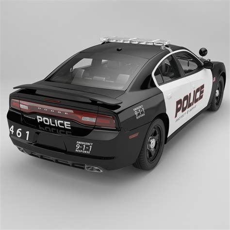 3d model dodge charger police