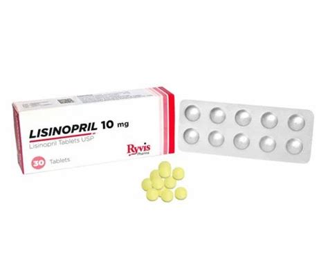 Lisinopril 10mg Tablets, Non Prescription, Cipla at Rs 301/strip in Nagpur