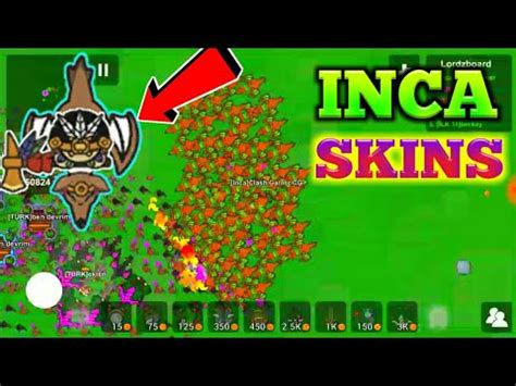 LORDZ.IO ALL INCA SKINS GAMEPLAY!!! //LORDZ.IO MOBILE EPIC GAMEPLAY AND BIG FIGHTS - YouTube