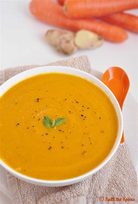 Spiced Carrot Ginger Soup | Spill the Spices