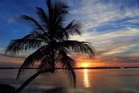 Sunset from the Florida Keys this evening... Photo from @klowehamilton ...