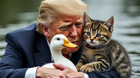 Donald Trump Cat and Duck AI Images: Trending Videos Gallery | Know Your Meme