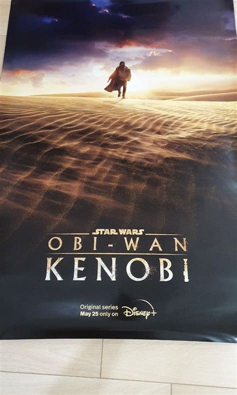 Obi-Wan Kenobi Movie poster, Hobbies & Toys, Memorabilia & Collectibles ...