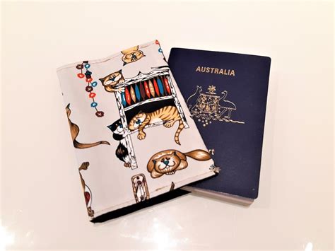 Free Shipping Cats Print Passport Holder Cover Cats Lovers - Etsy