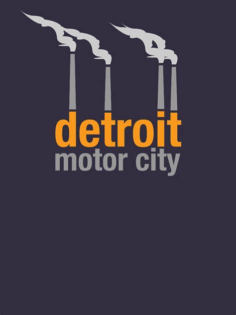 "Detroit Motor City" T-shirt for Sale by iddude313 | Redbubble | music ...