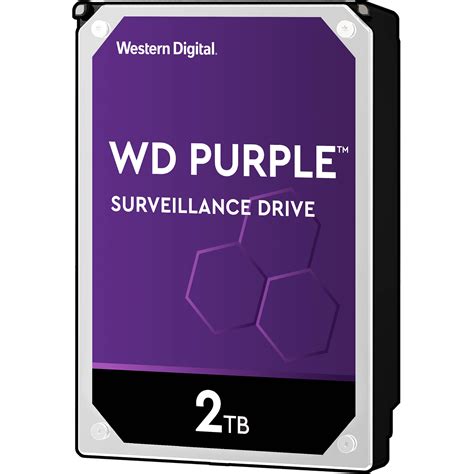 WD 2TB Purple 5400 rpm SATA III 3.5" Internal WD20PURX B&H Photo