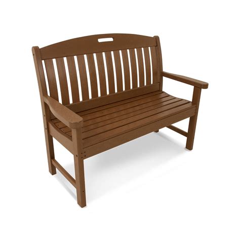 POLYWOOD Nautical 48 in Bench | Polywood furniture, Polywood, Poly lumber