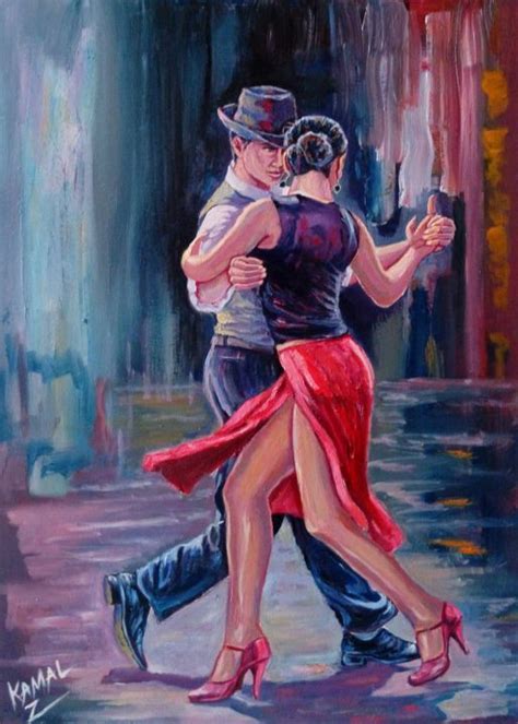 Tango, Painting by Kamal Alzghair | Artmajeur in 2023 | Dance art ...