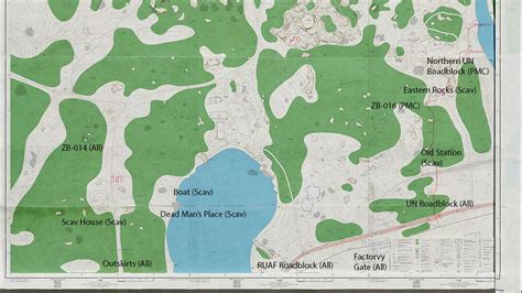 All Woods map extraction points in Escape from Tarkov - Gamepur