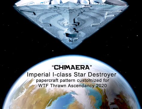 Star Wars ISD Chimaera papercraft | private universe timeline