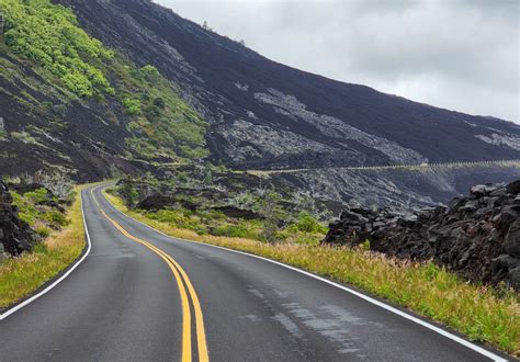 Chain of Craters Road - Hawaii Volcanoes National Park, Volcano - Hawaii Beaches