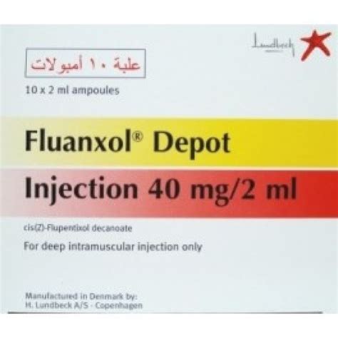 Fluanxol 40MG/2ML Ampoules - Rosheta Saudi Arabia