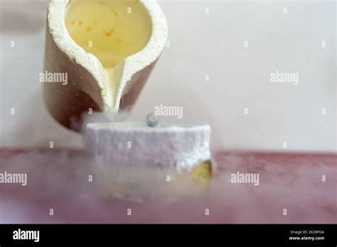 experiments in a laboratory with liquid nitrogen Stock Photo - Alamy