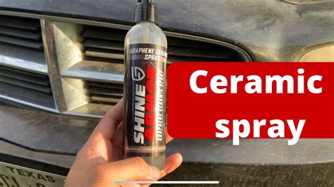 shine armor Graphene ceramic spray review - YouTube