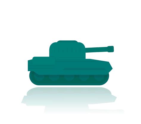 military tank, flat style 4806153 Vector Art at Vecteezy