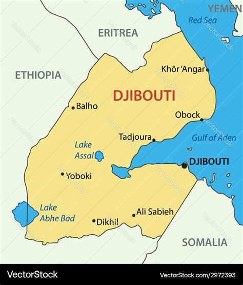 Djibouti African Maps