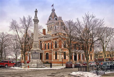 Livingston County Courthouse 06 Pontiac IL Photograph by Thomas Woolworth