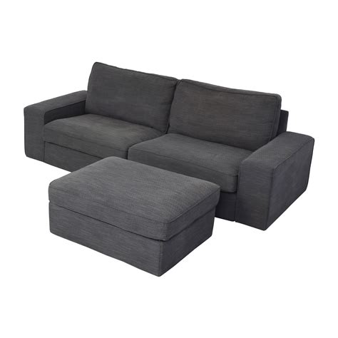 40% OFF - IKEA IKEA Kivik Sofa with Ottoman / Sofas
